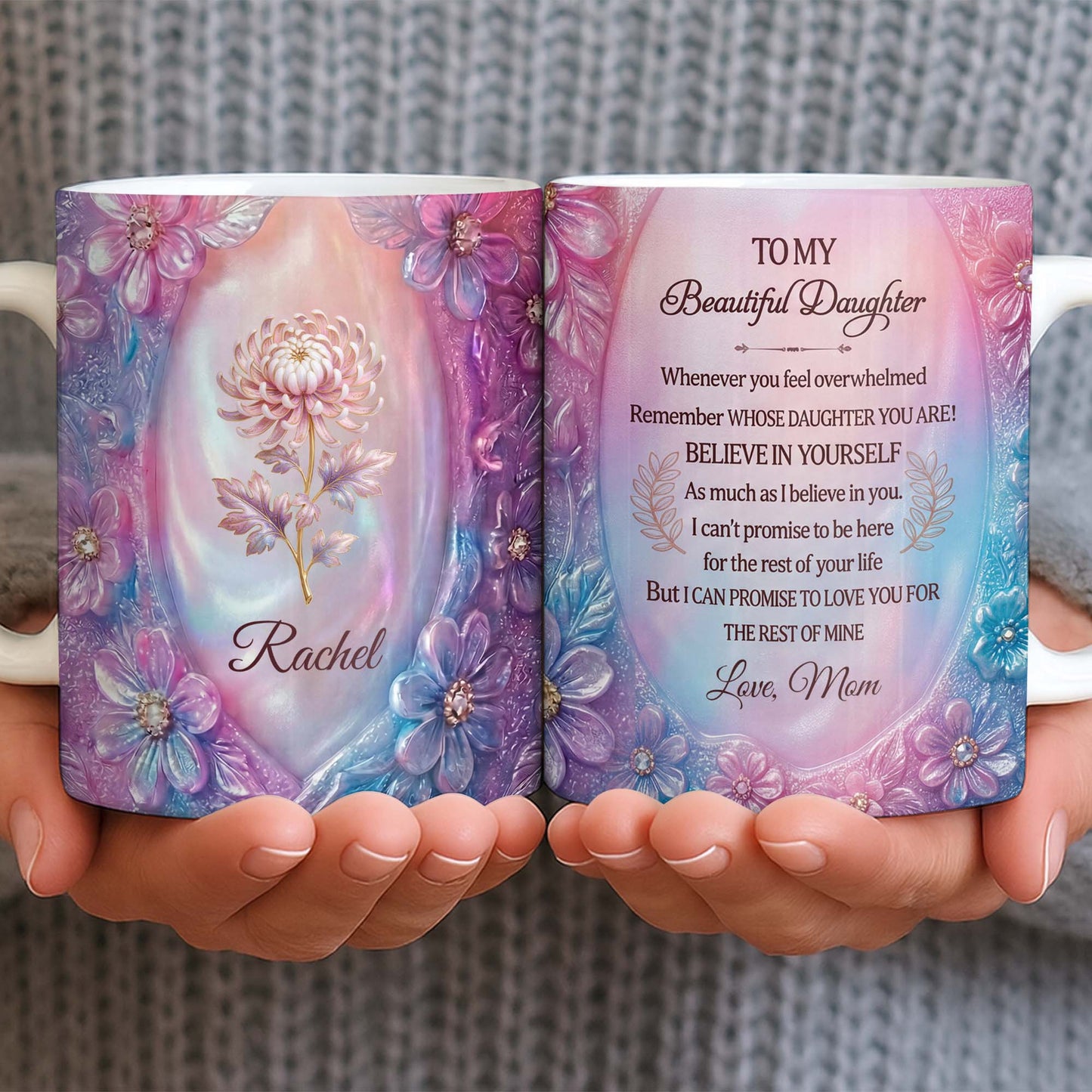 A Beautiful Bloom For A Soul With Chrysanthemum Floral Pattern