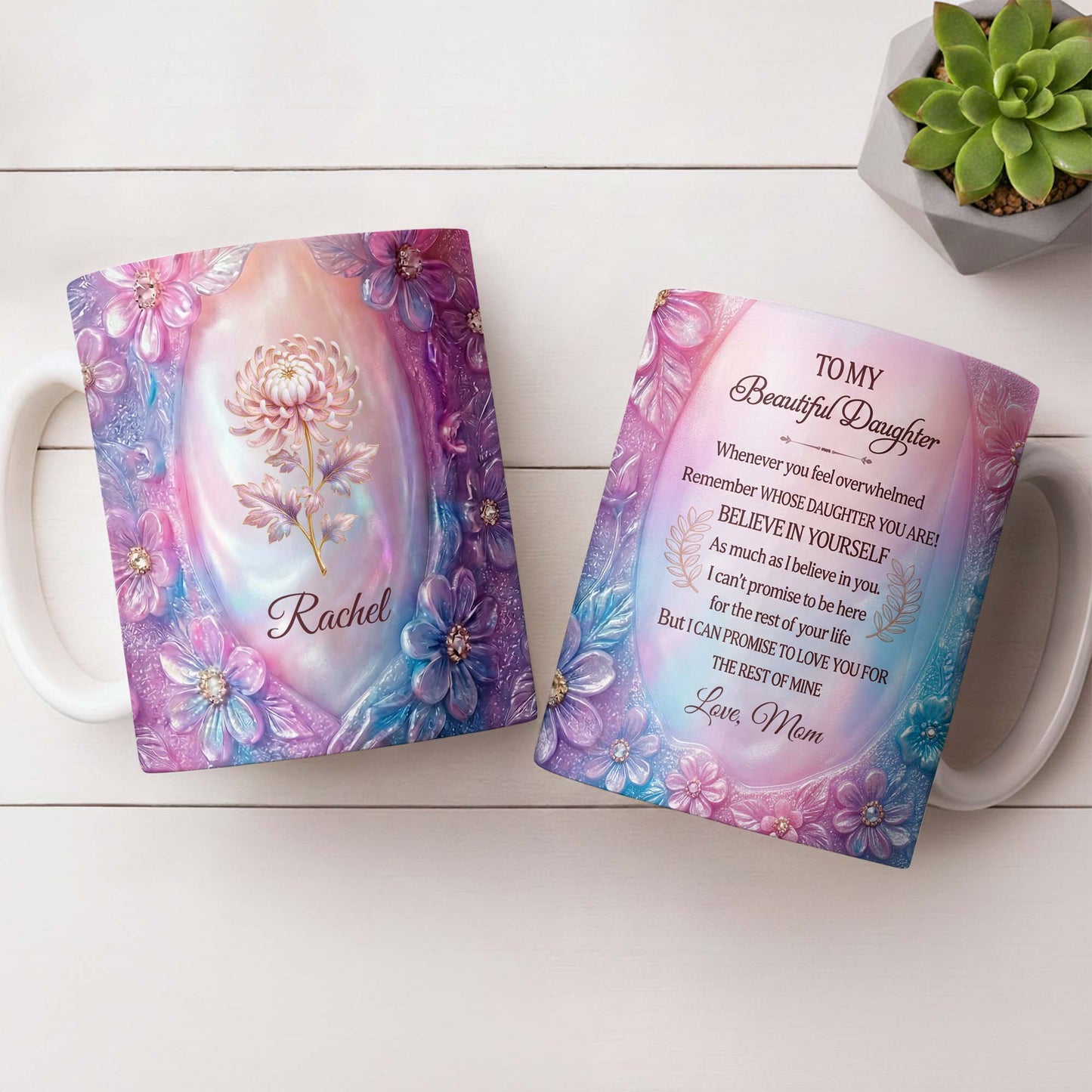 A Beautiful Bloom For A Soul With Chrysanthemum Floral Pattern