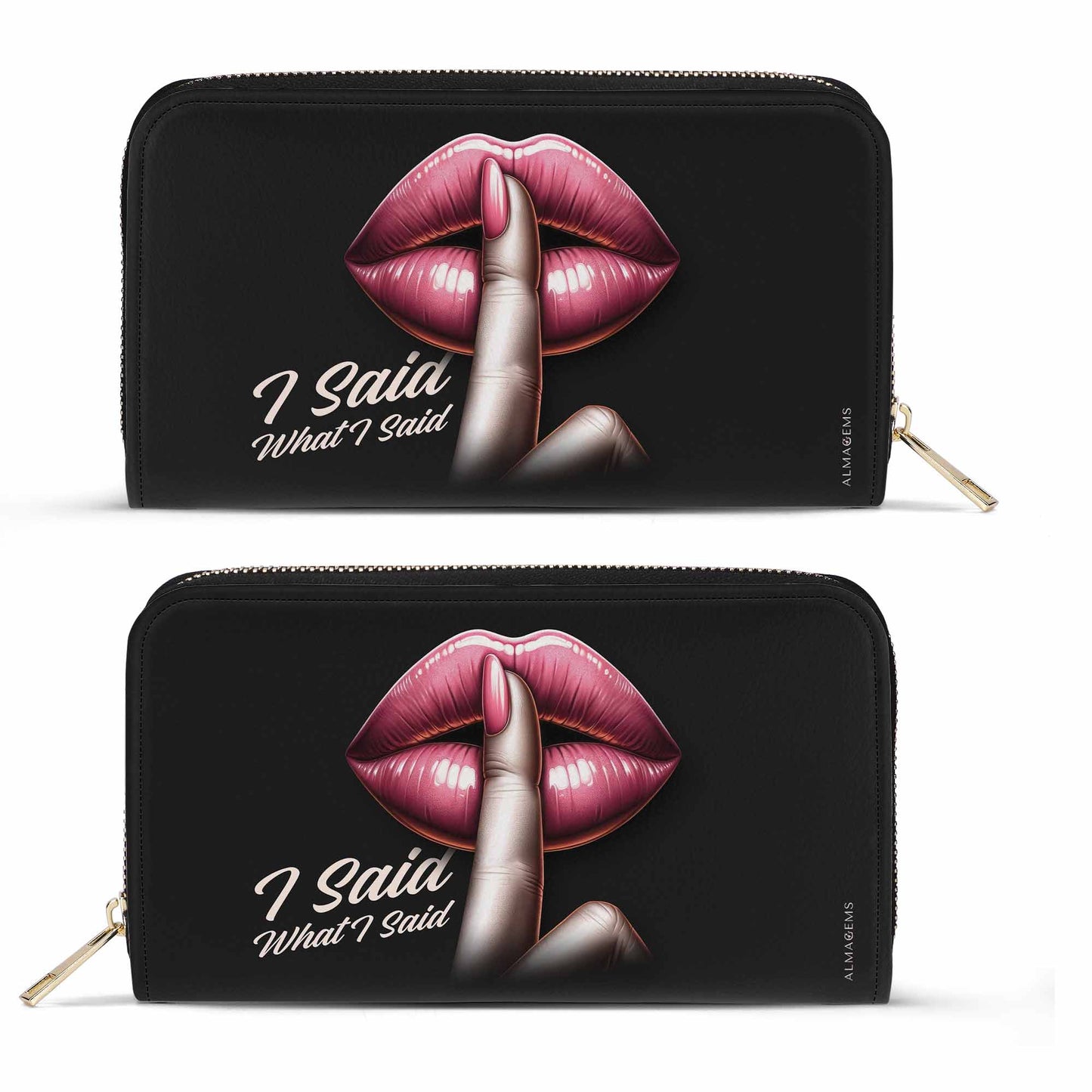 I Said What I Said - Women Leather Wallet - DB15WL