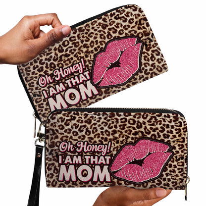 I Am That Mom - Women Leather Wallet - DB18WL