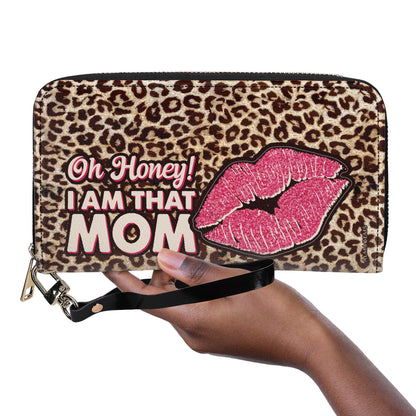 I Am That Mom - Women Leather Wallet - DB18WL