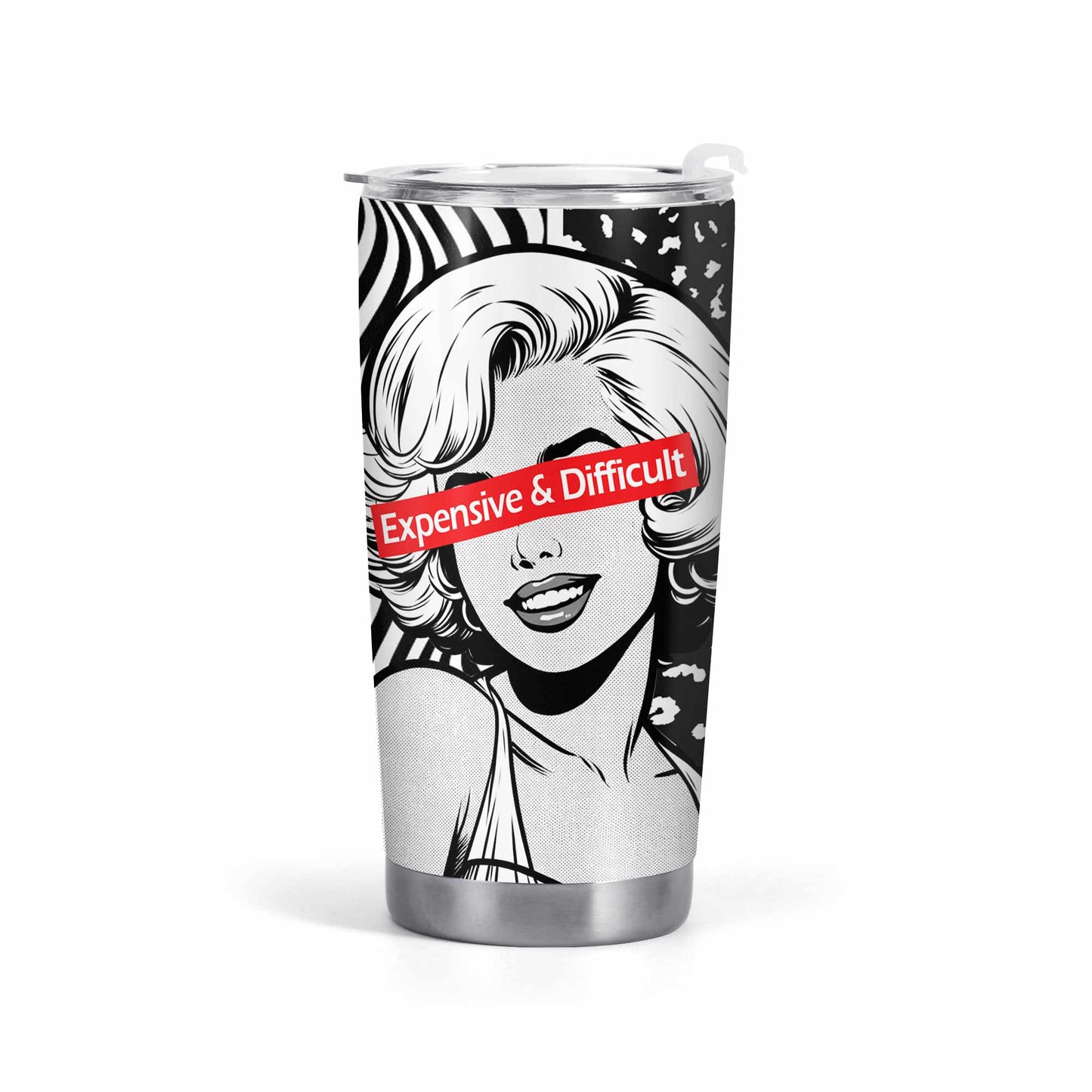 Expensive And Difficult - Personalized Stainless Steel Tumbler 20oz - DB19TB