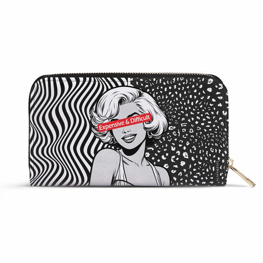 Caro y difícil - Cartera de cuero para mujer - DB19WL