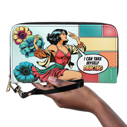 I Can Take Myself Dancing - Women Leather Wallet - DB23WL