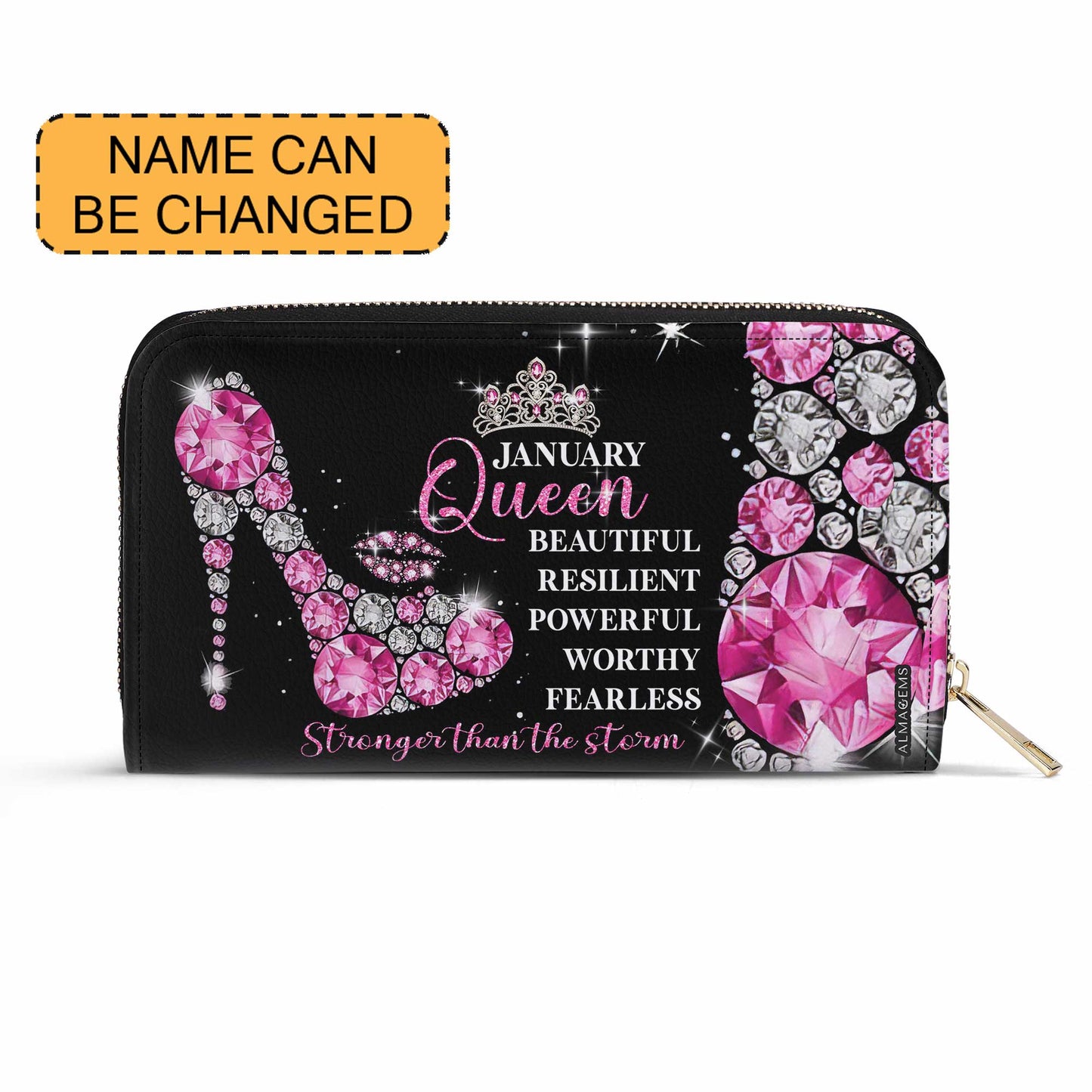 Month Queen - Cartera de piel para mujer - DB24WL