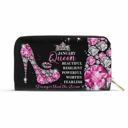 Month Queen - Cartera de piel para mujer - DB24WL