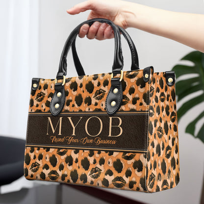 MYOB - Bolso de mano de piel personalizado - DB34