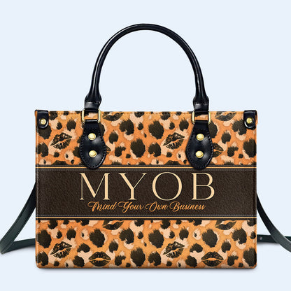 MYOB - Bolso de mano de piel personalizado - DB34