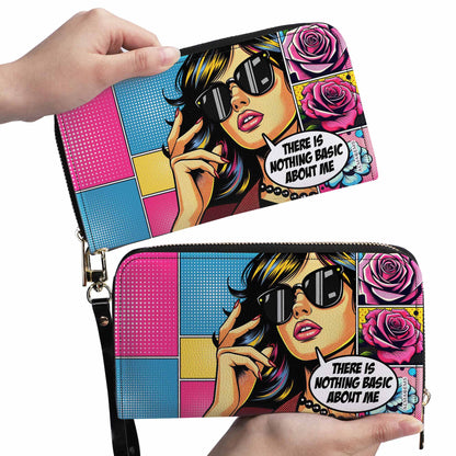 No hay nada básico en mí - Cartera de piel para mujer - DB35WL