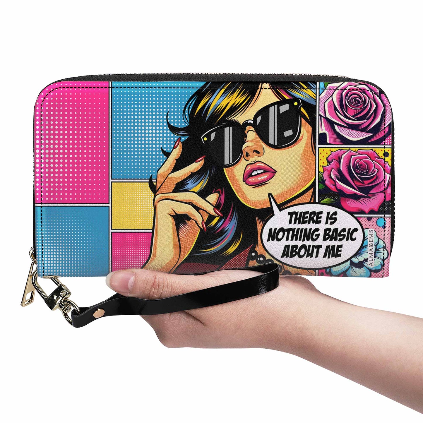 There's Nothing Basic About Me - Women Leather Wallet - DB35WL