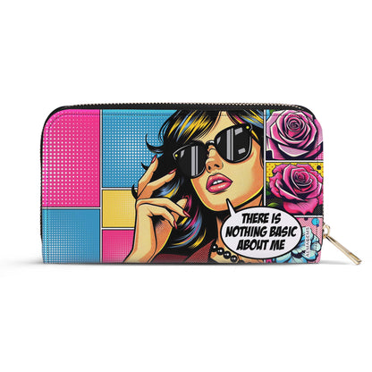 There's Nothing Basic About Me - Women Leather Wallet - DB35WL