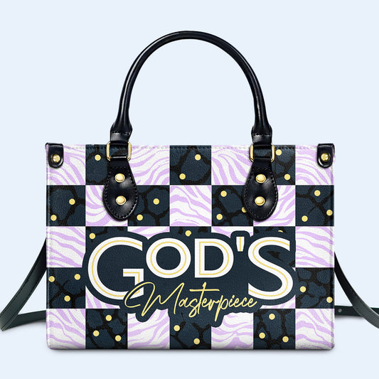 God's Masterpiece - Personalized Leather Handbag - DB36