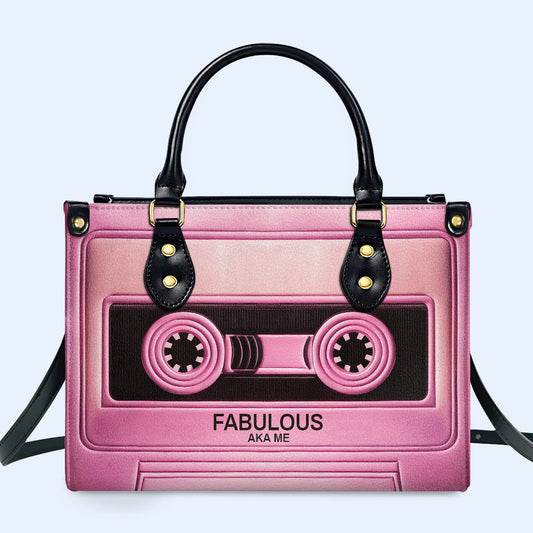 Fabulous AKA Me - Personalized Leather Handbag - DB50