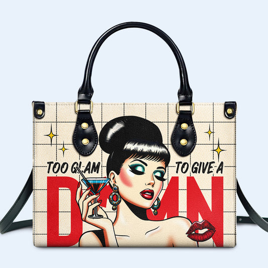 Too Glam - Personalized Leather Handbag - DB53