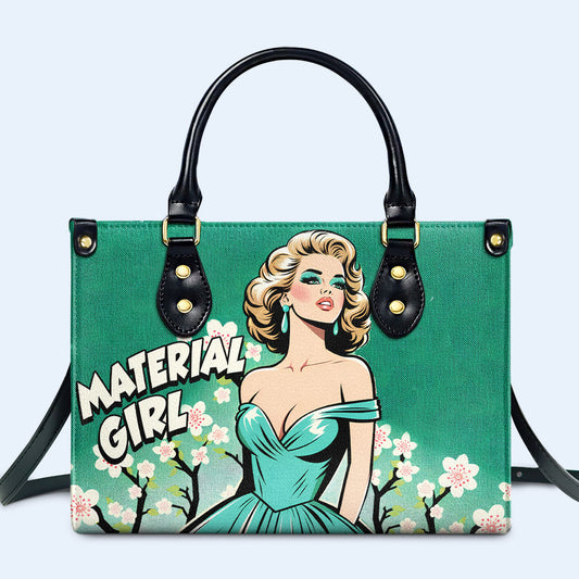 Material Girl - Personalized Leather Handbag - DB61
