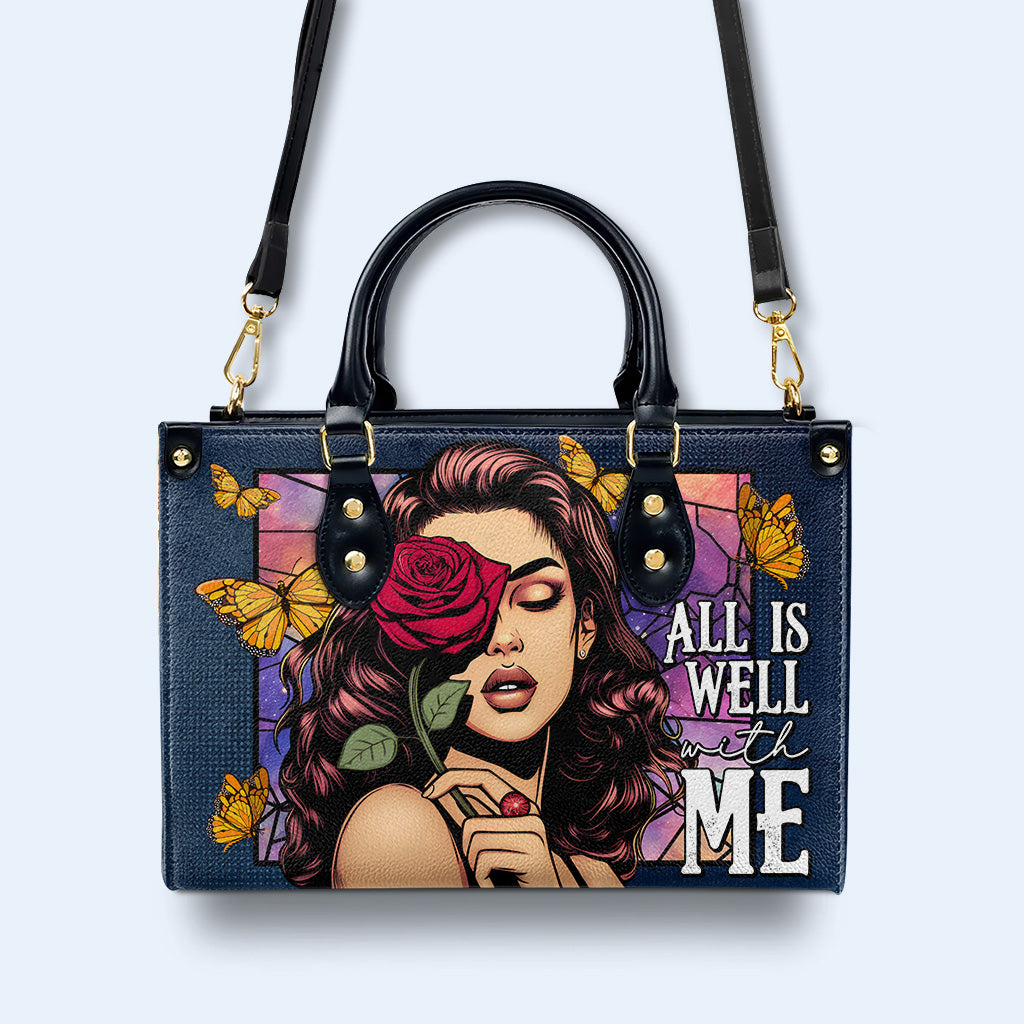 All Is Well With Me - Bespoke Leather Handbag - DB63