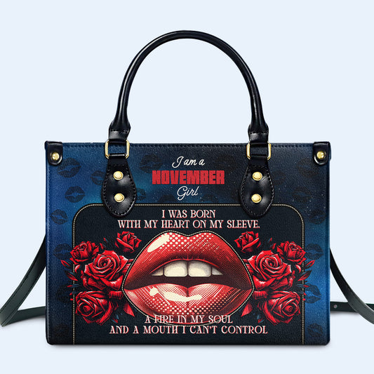 Fire Soul - Bolso de mano de piel personalizado - DB68