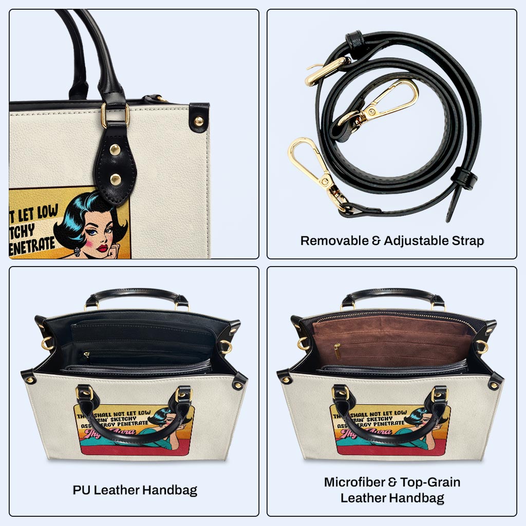 Thy Aura - Personalized Leather Handbag - DB69