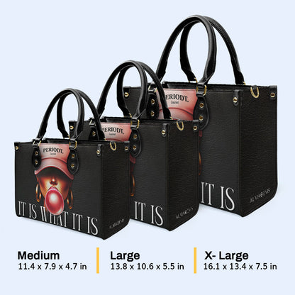 Periodt - Black - Bespoke Leather Handbag - DB73