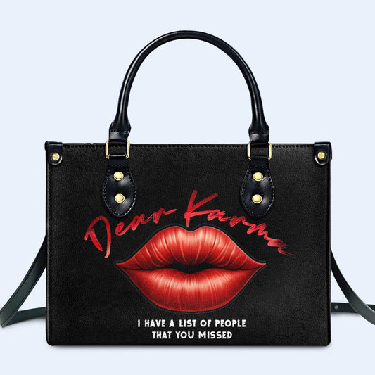 Dear Karma - Bespoke Leather Handbag - DB77