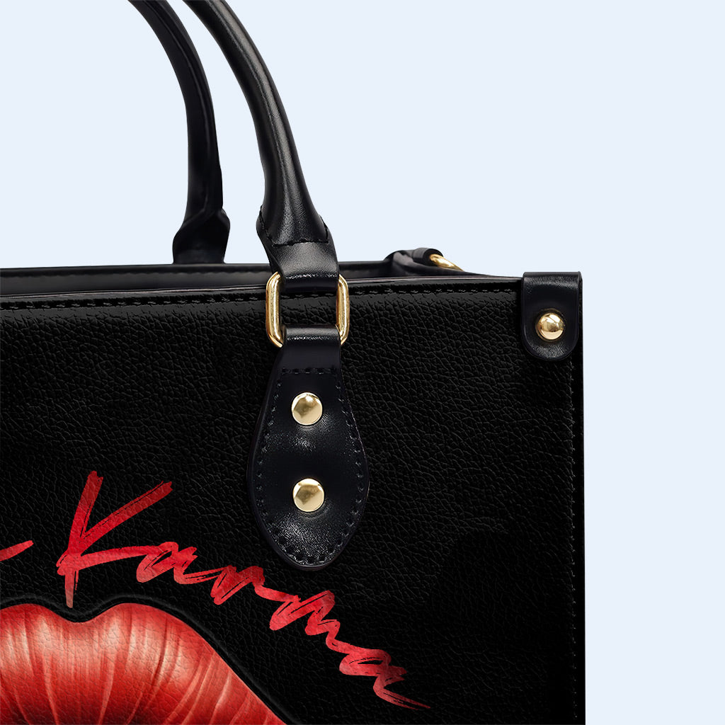 Dear Karma - Personalized Leather Handbag - DB77