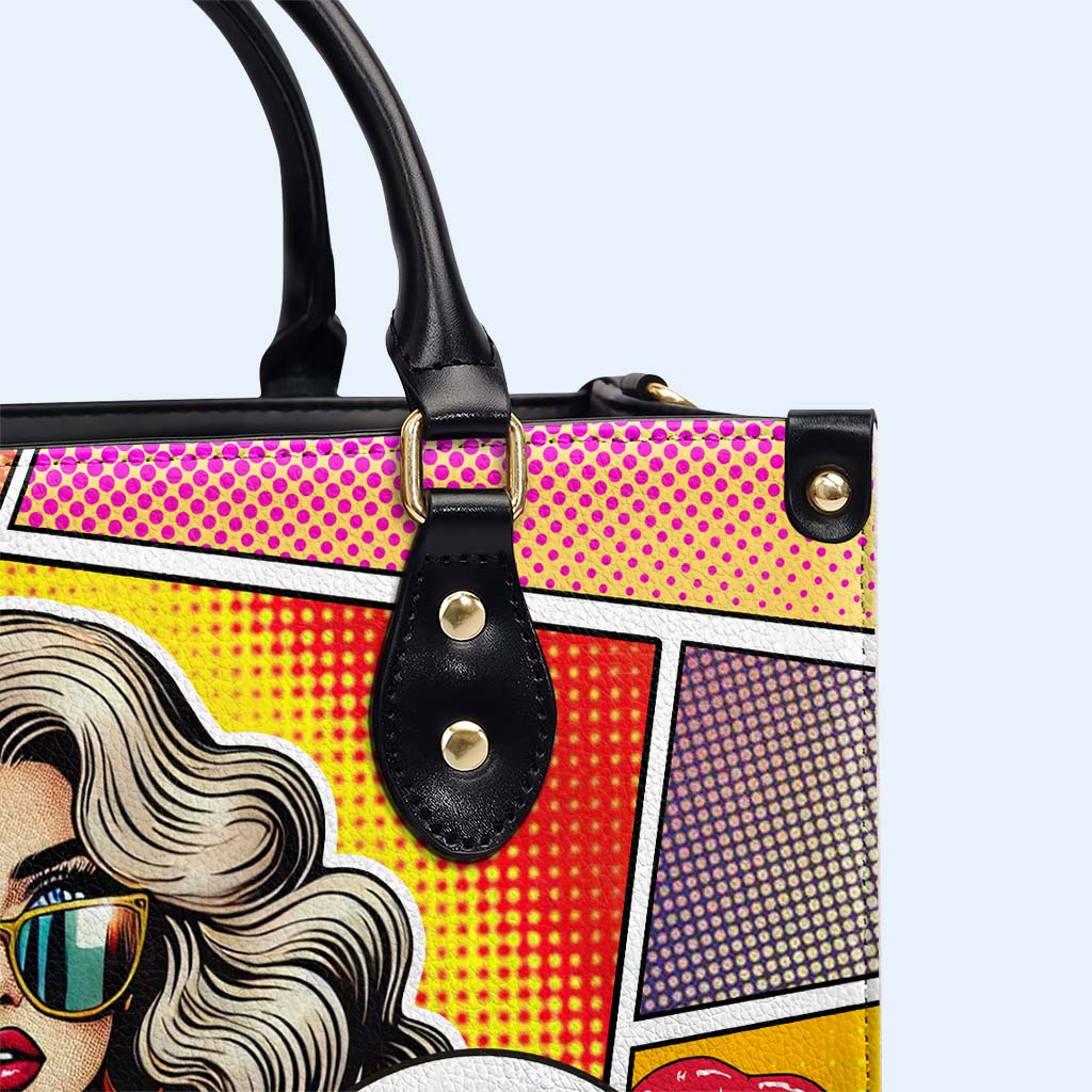Alexa Turn My Feelings Off - Bespoke Leather Handbag - DB85