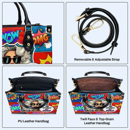 Bad Influence But Fun AF - Bespoke Leather Handbag - DB87