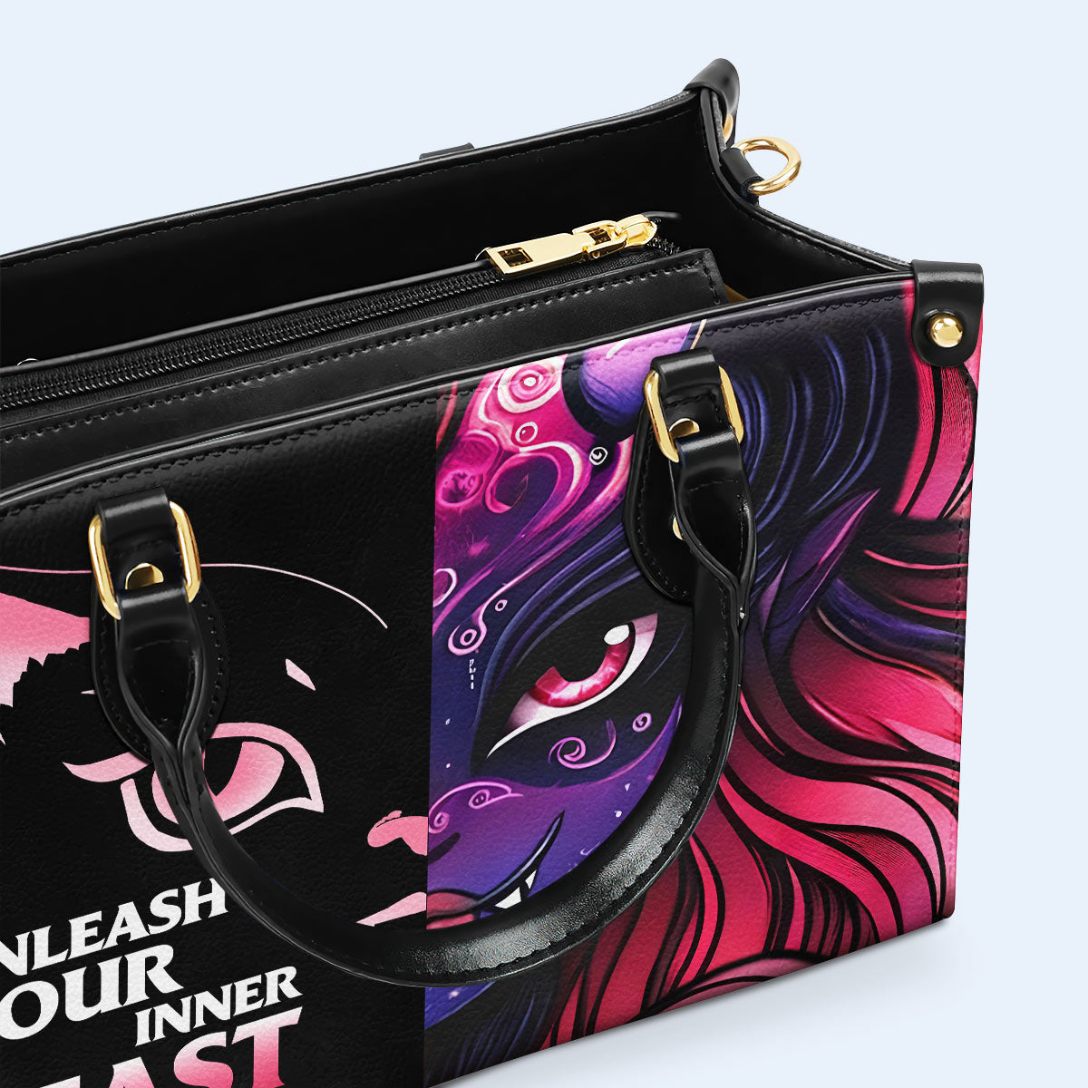 Unleash Your Inner Beast  - Personalized Custom Leather Handbag - DG002_HB