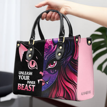 Unleash Your Inner Beast  - Personalized Custom Leather Handbag - DG002_HB