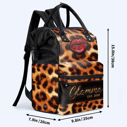 Glamma - Personalized Custom Duckbilled Travel Backpack - DG007_DKB