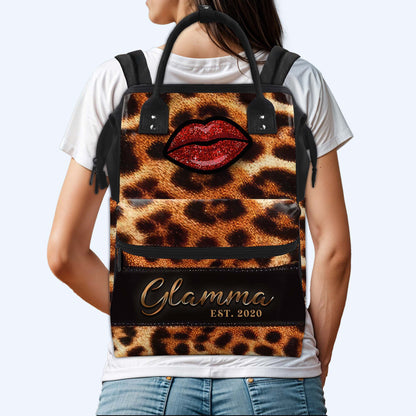 Glamma - Personalized Custom Duckbilled Travel Backpack - DG007_DKB