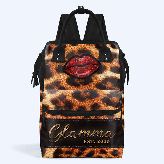 Glamma - Mochila de viaje personalizada con diseño de pico de pato - DG007_DKB