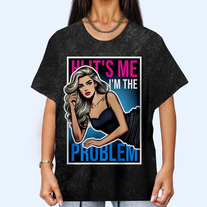 Hola, soy yo. Soy el problema: camiseta unisex personalizada con estampado integral - DG024_3T