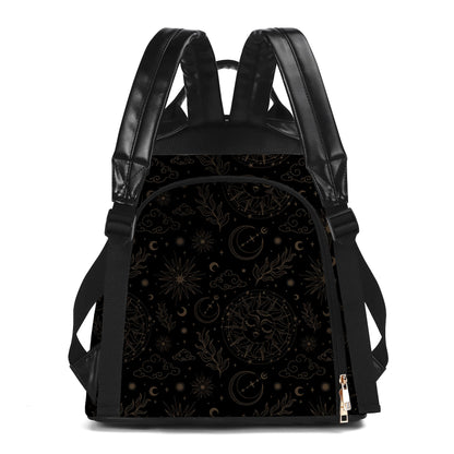 Zodiac Queen - Personalized Custom Leather Backpack - DG048_BP