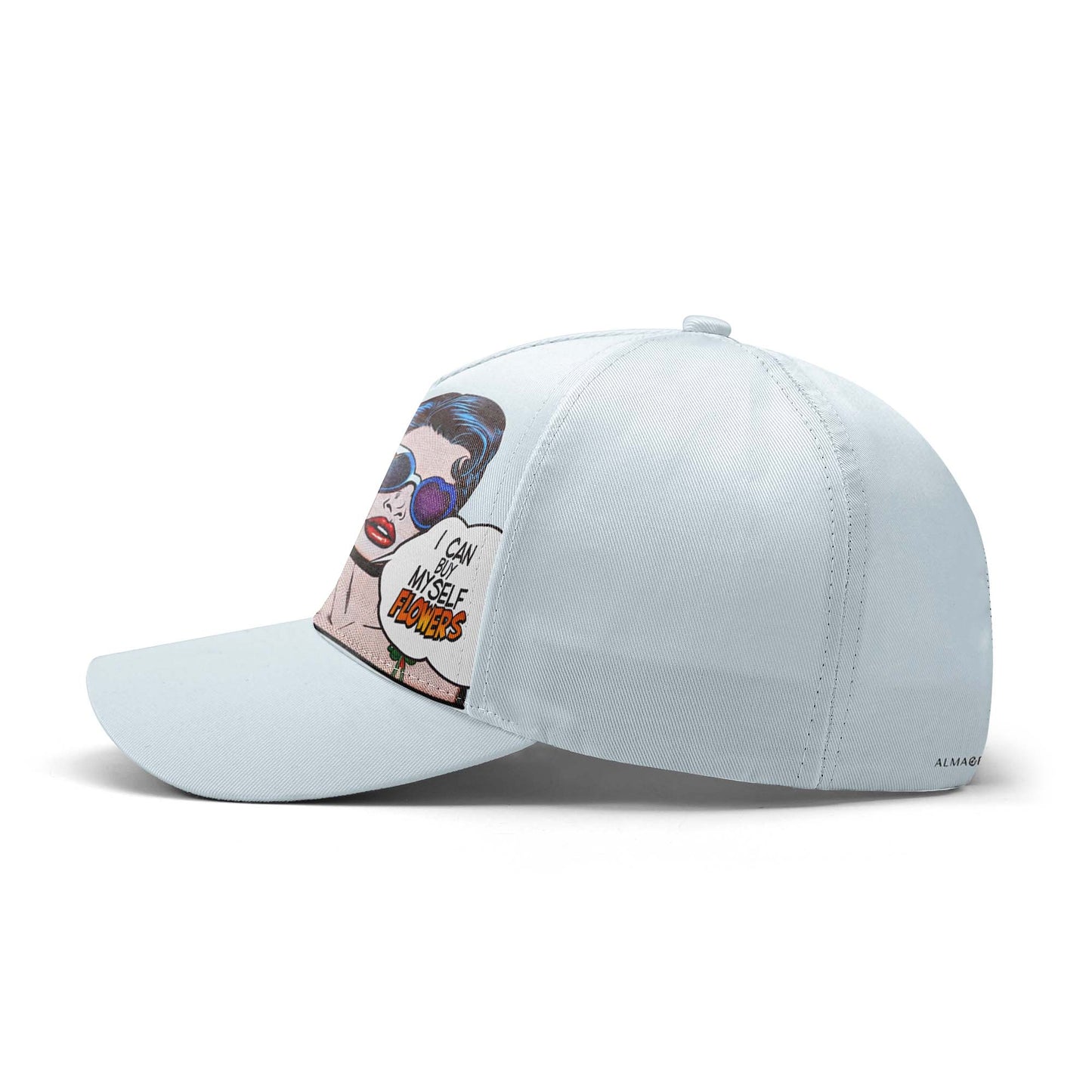 Puedo comprarme flores - Gorra personalizada personalizada, gorra de béisbol con estampado completo - DG049_BAC