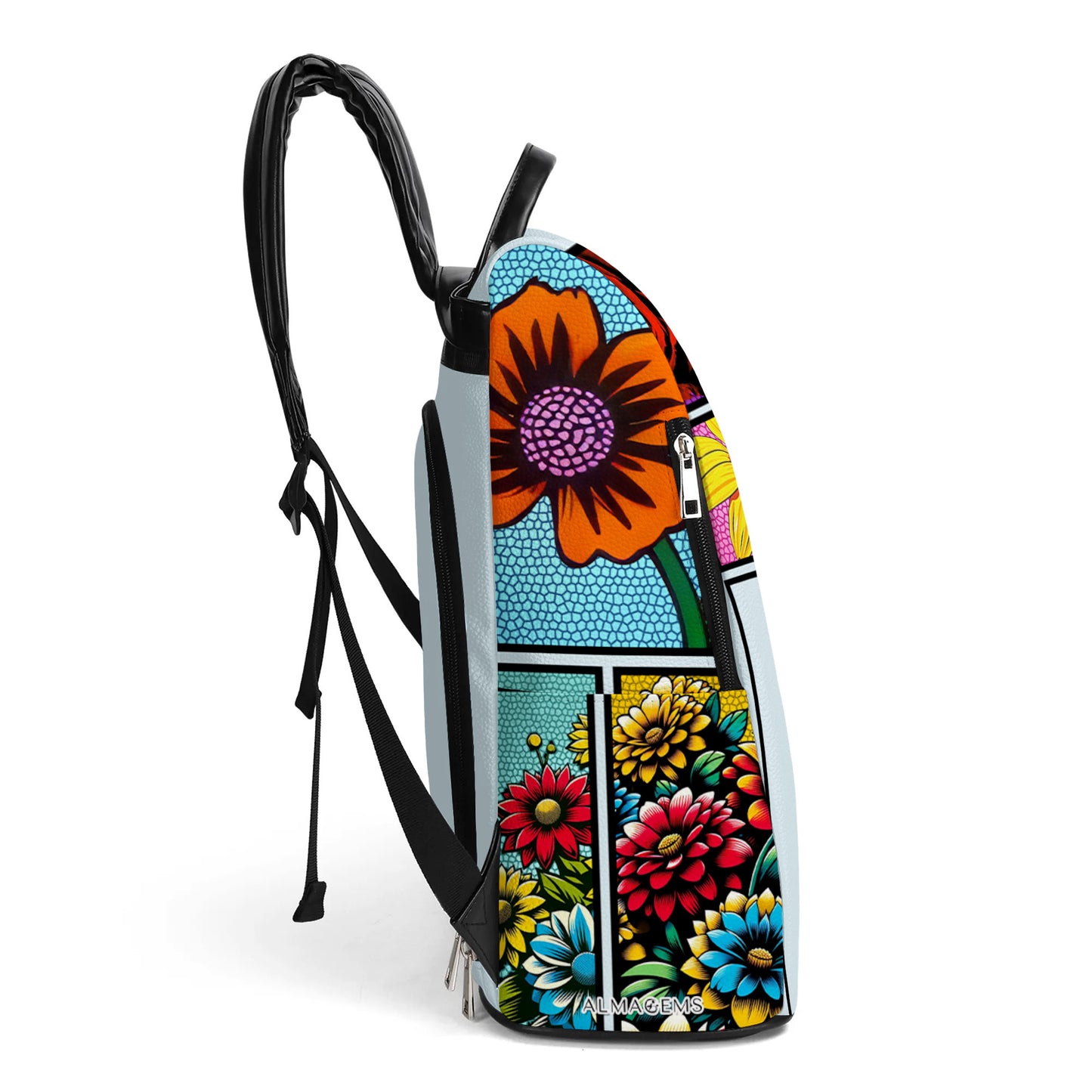 I Can Buy Myself Flowers - Personalized Custom Leather Backpack - DG049_BP