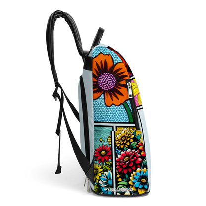 I Can Buy Myself Flowers - Personalized Custom Leather Backpack - DG049_BP