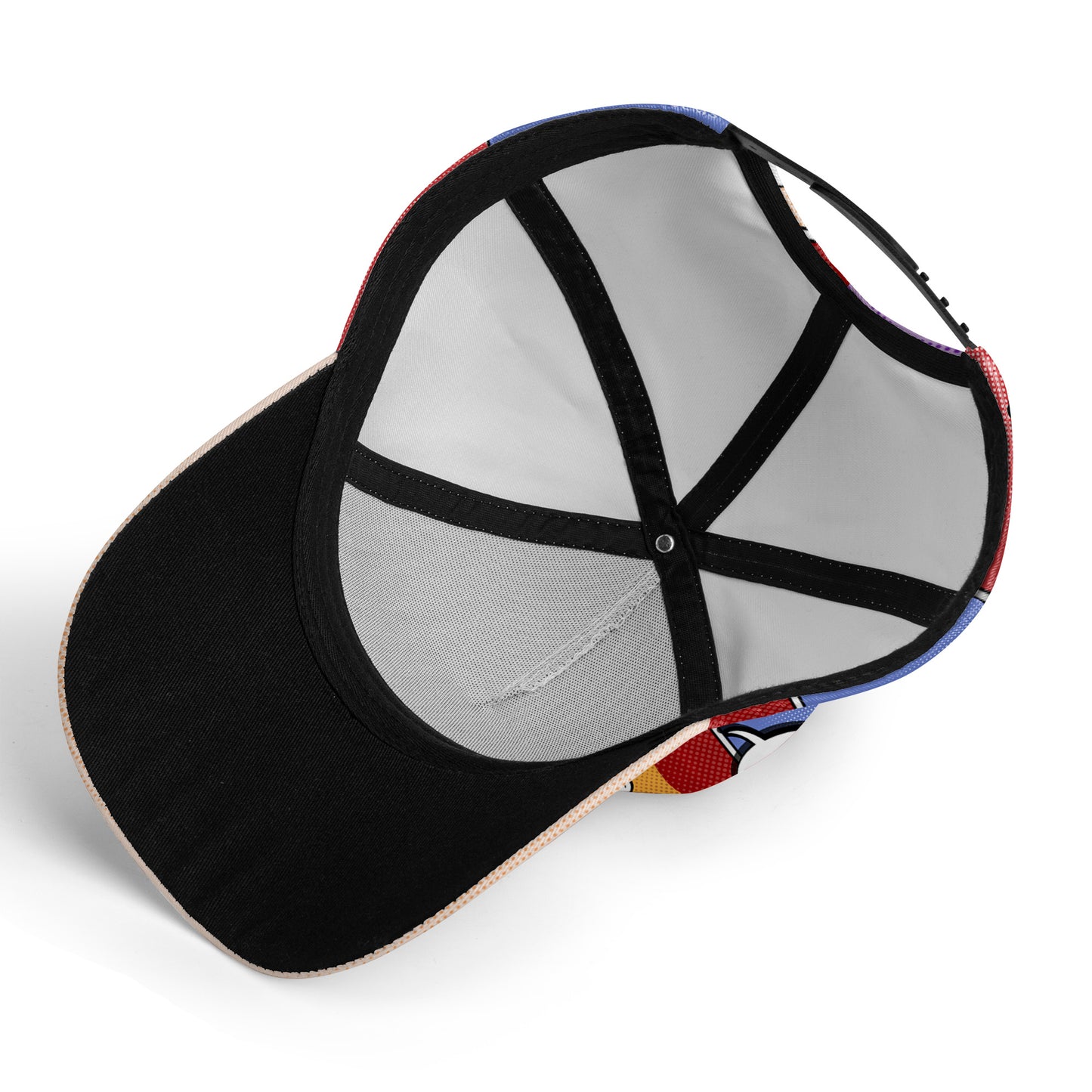 Es lo que es: gorra de béisbol personalizada con estampado integral - DG050_BAC