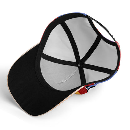 Es lo que es: gorra de béisbol personalizada con estampado integral - DG050_BAC