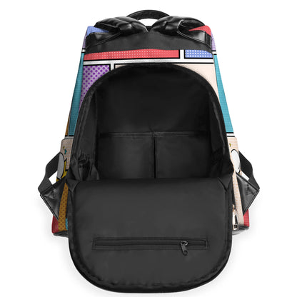 It Is What It Is - Personalized Custom Leather Backpack - DG050_BP