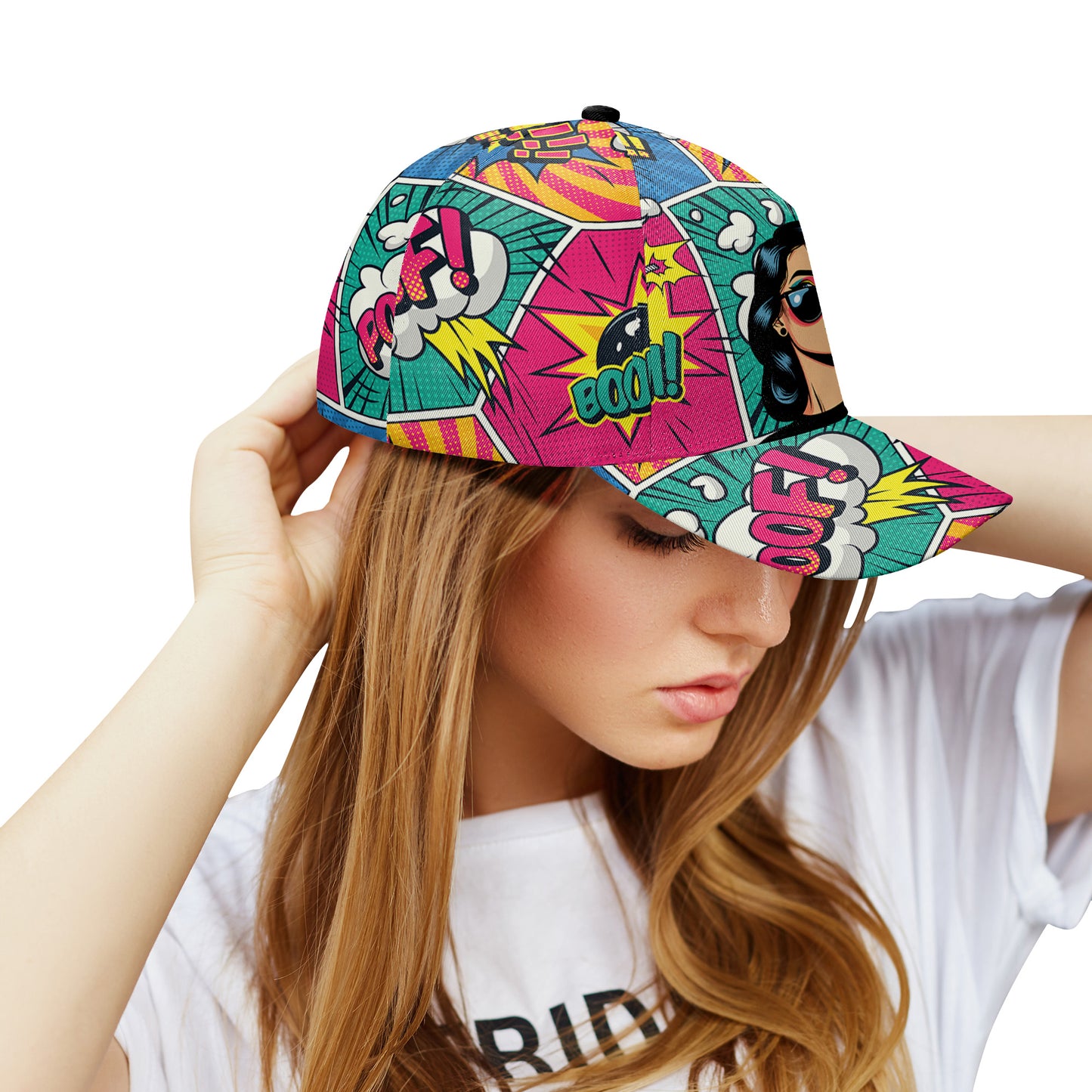 Me dejaron sin supervisión - Gorra personalizada personalizada, gorra de béisbol con estampado completo - DG051_BAC