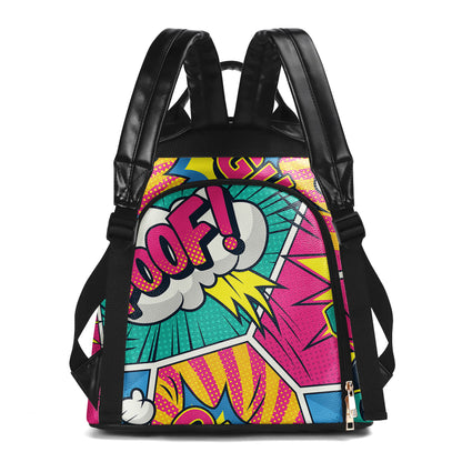 Me dejaron sin supervisión - Mochila de cuero personalizada - DG051_BP