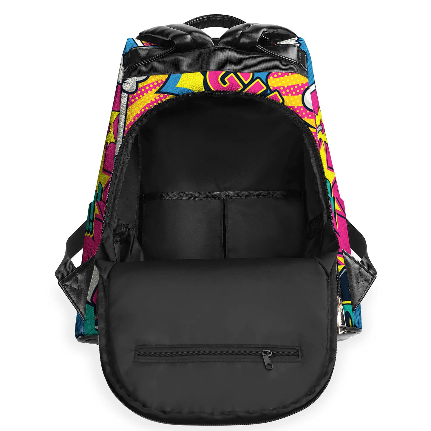 I Was Left Unsupervised - Personalized Custom Leather Backpack - DG051_BP