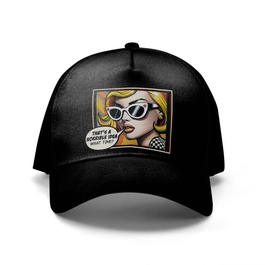 What Time - Personalized Custom Hat, All Over Print Baseball Cap - DG053_BAC