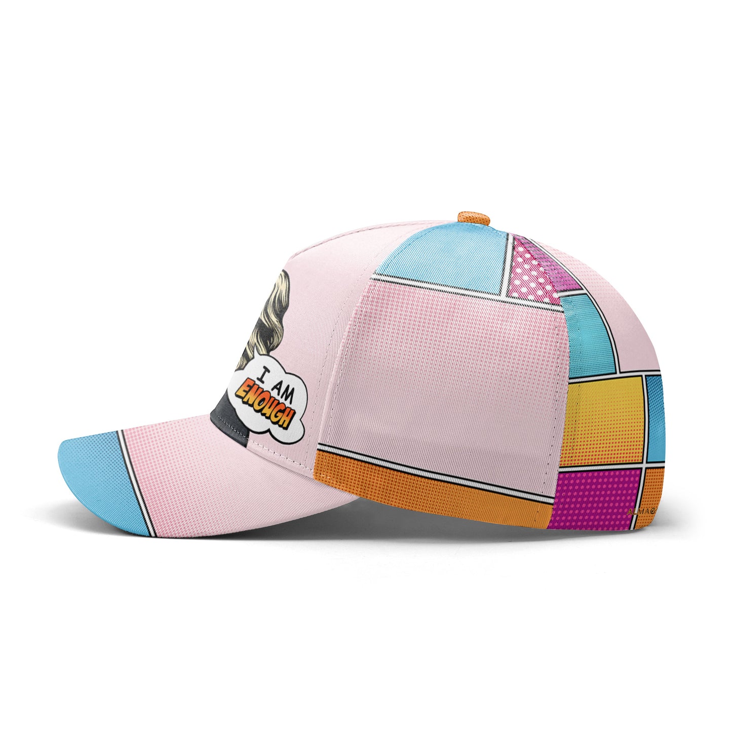 Soy suficiente - Gorra personalizada personalizada, gorra de béisbol con estampado integral - DG054_BAC