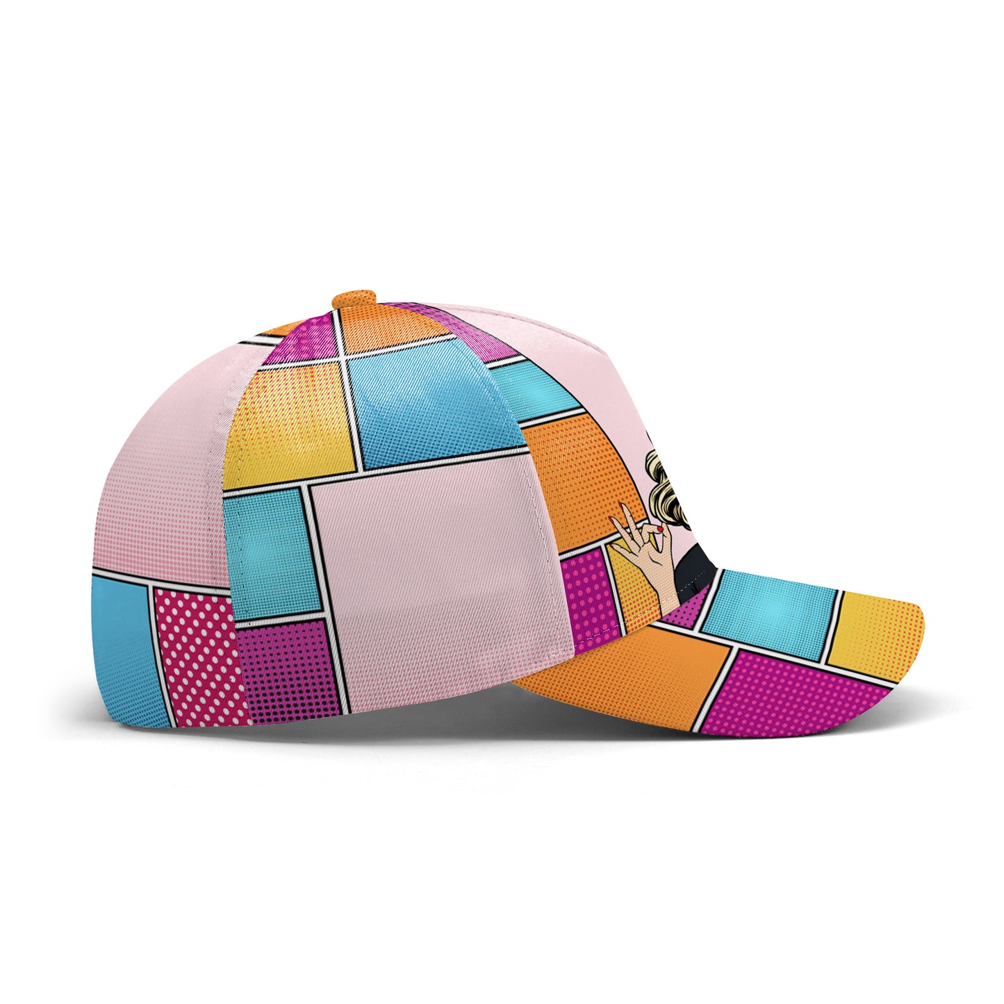 Soy suficiente - Gorra personalizada personalizada, gorra de béisbol con estampado integral - DG054_BAC