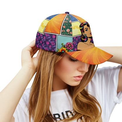 ¿Y sí? - Gorra personalizada personalizada, gorra de béisbol con estampado completo - DG055_BAC