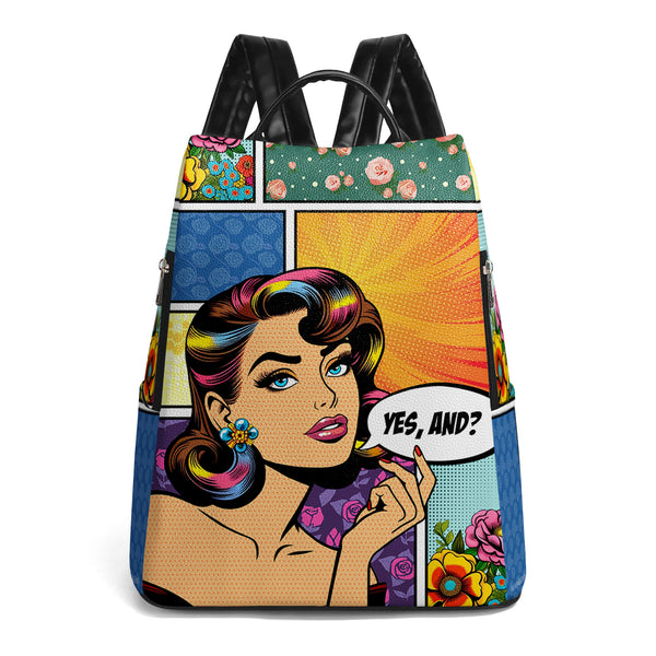 Oui, et ? - Sac à dos en cuir personnalisé - DG055_BP