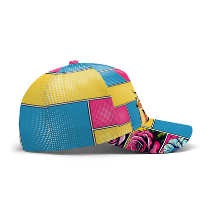 No hay nada básico en mí: gorra de béisbol personalizada con estampado integral - DG056_BAC