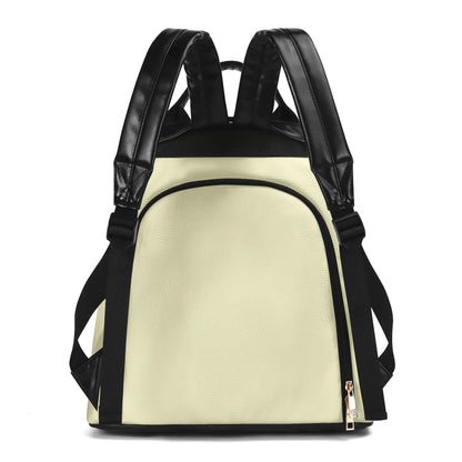 And She Lived Happily Ever After - Personalized Custom Leather BackPack - DG057_BP